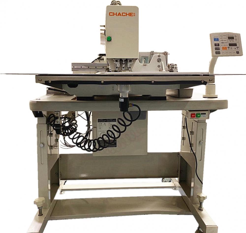 Industrial shoe punching sewing machine