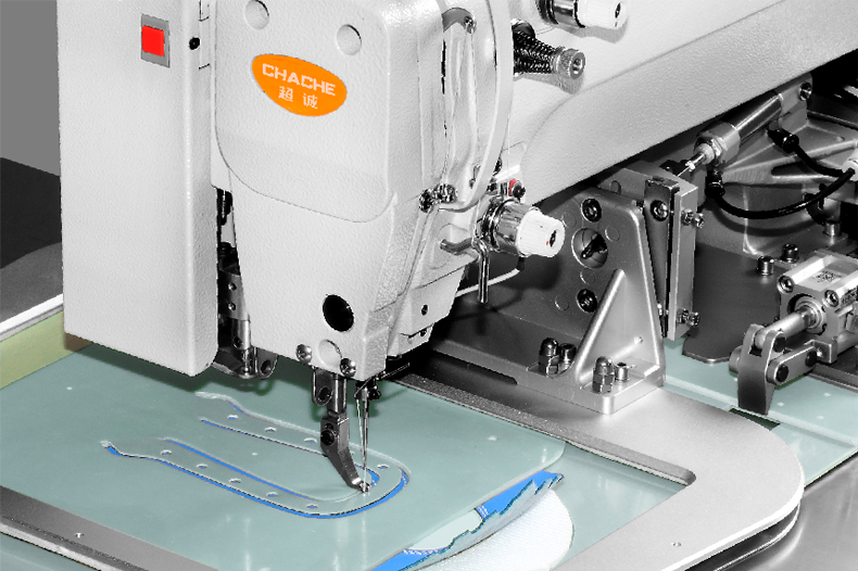 robotic hole punching and sewing machine