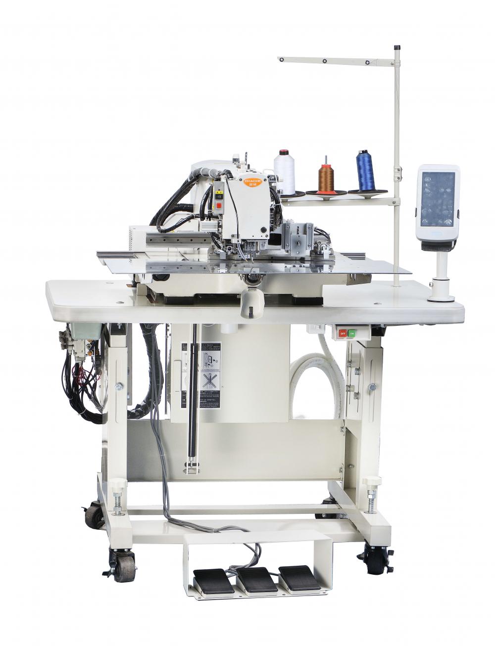 3 needle 3 colors thread automatic sewing machine