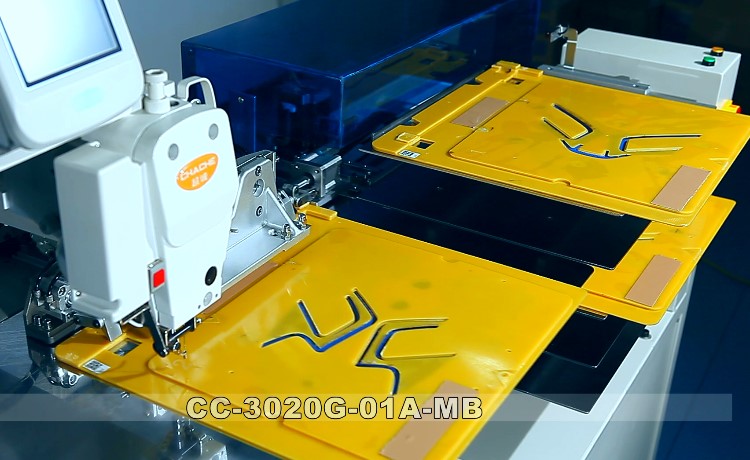 Robotic sewing machine with Auto-Template Changing system