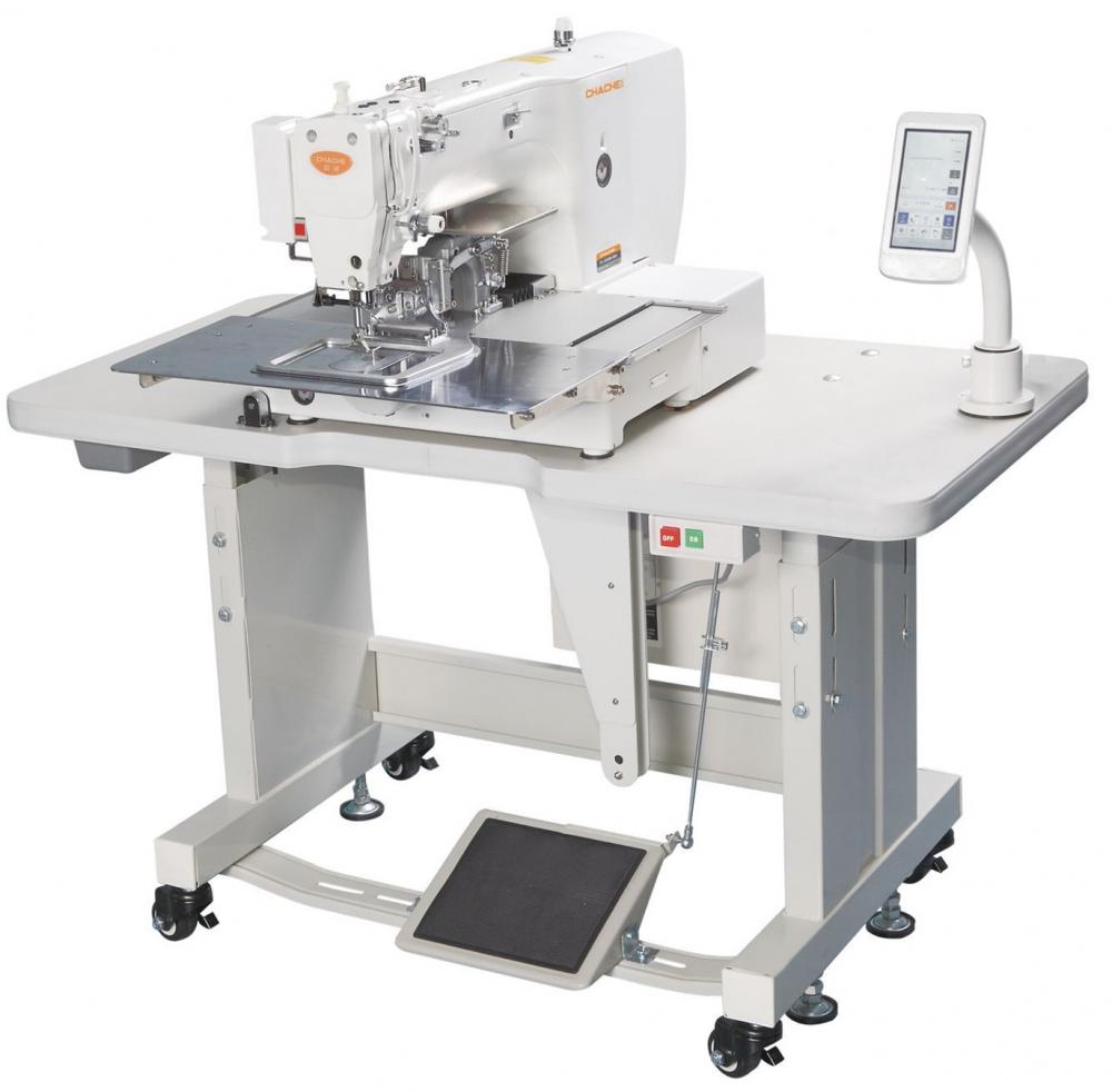 Industrial label stitching machine